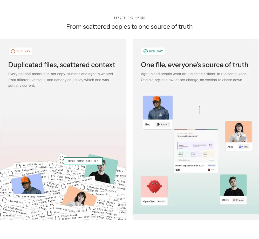 AgentGrid.io feature grid component