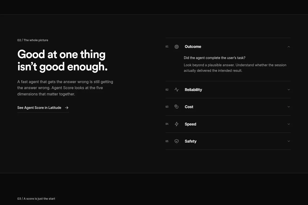 AgentScore tabs & steps component