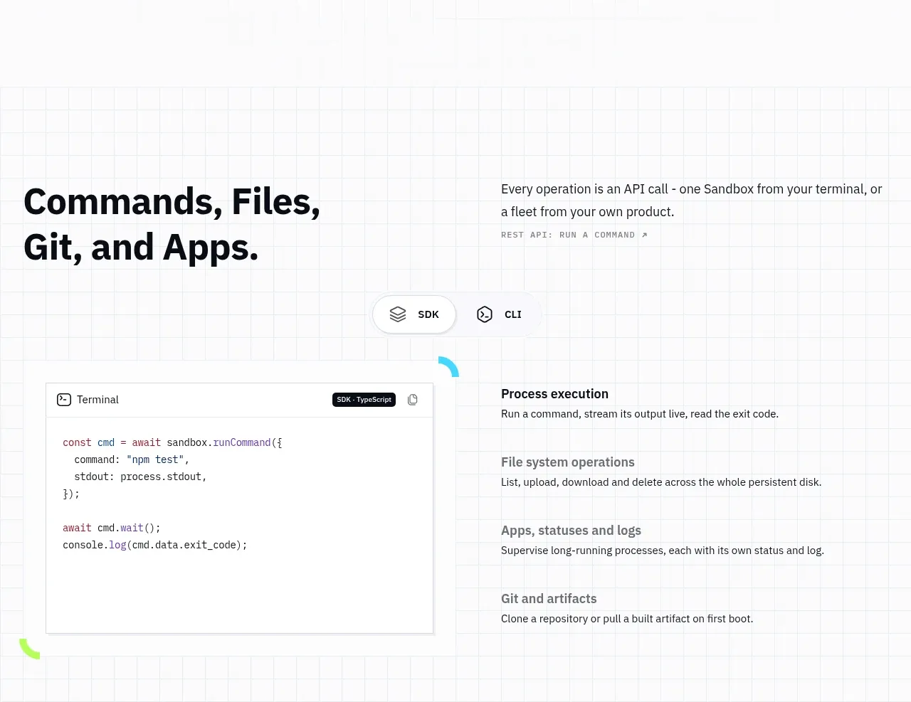 AI Sandboxes by Buddy code block component