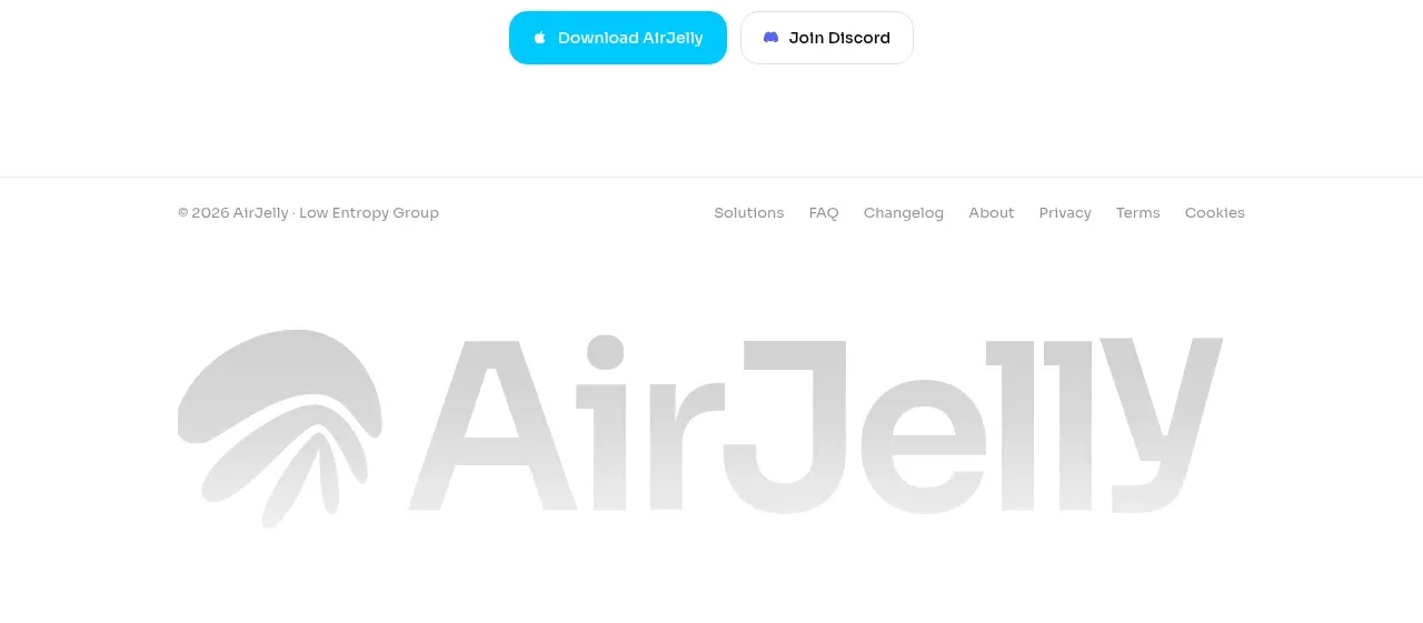 AirJelly call to action component