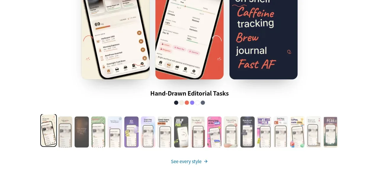 App Store Screenshots faq component