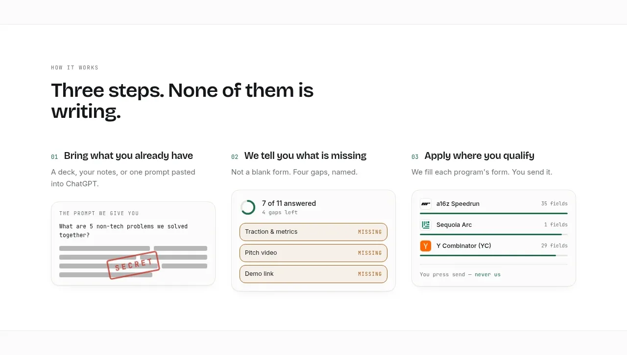ApplySeed feature grid component
