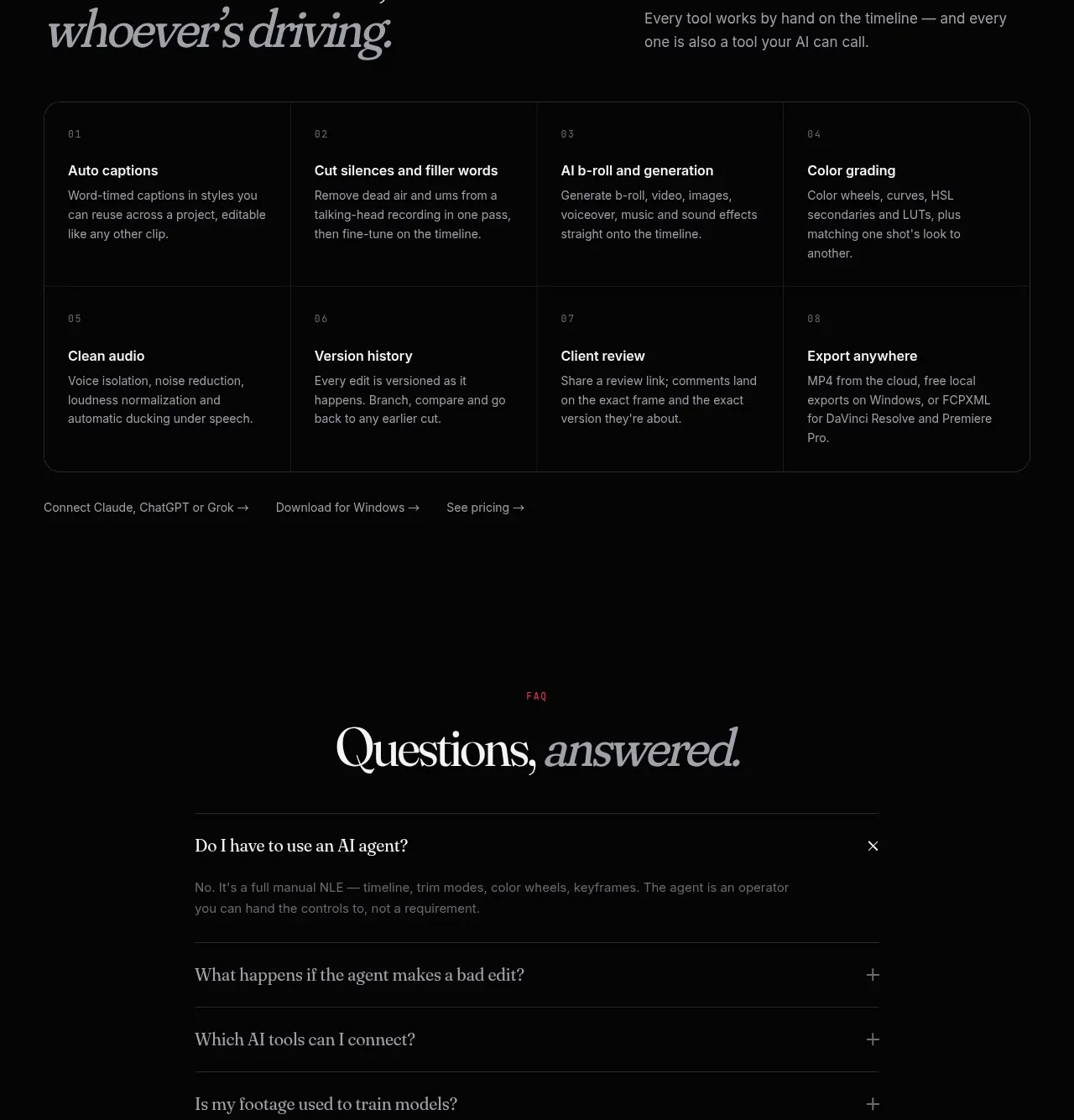 Arsaze feature grid component