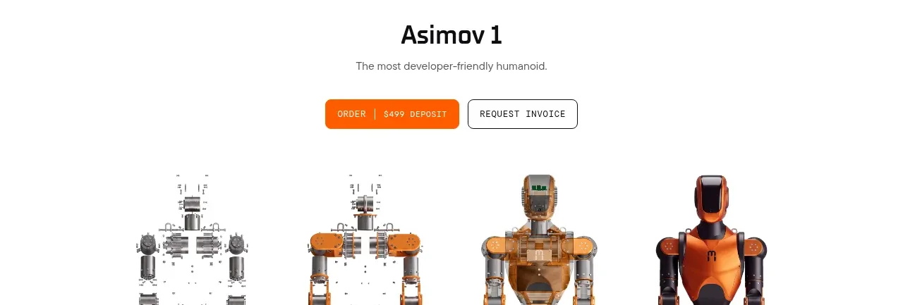 Asimov 1 call to action component