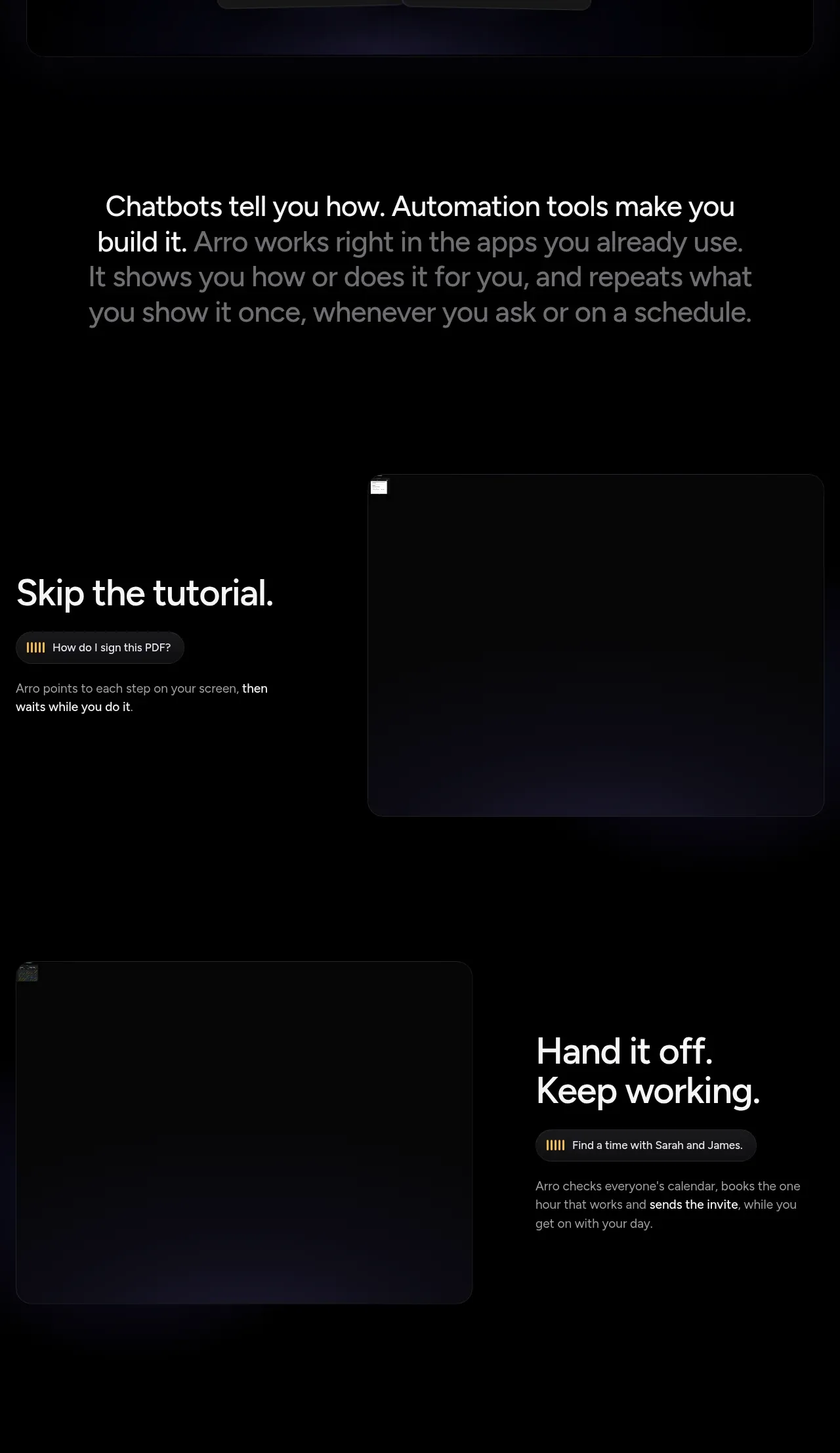 Audimate feature grid component