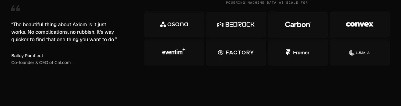Axiom logo cloud component