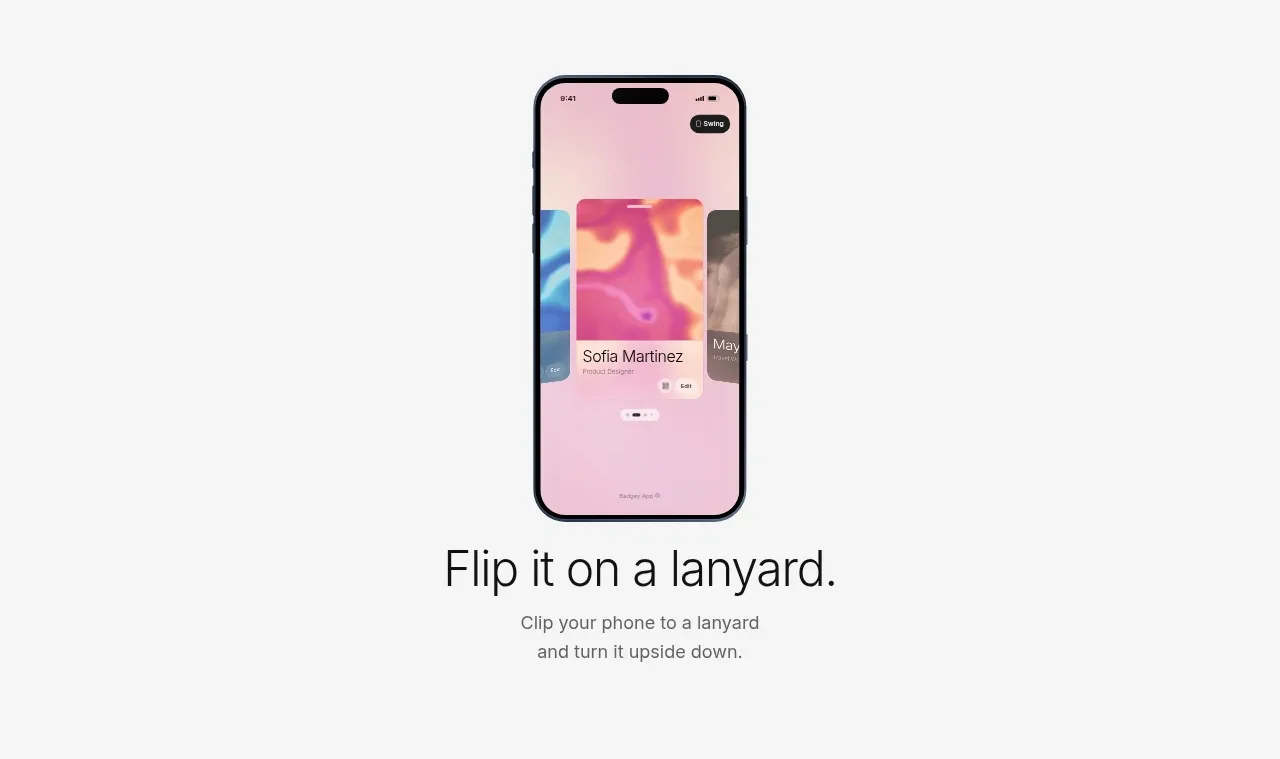 Badgey feature grid component