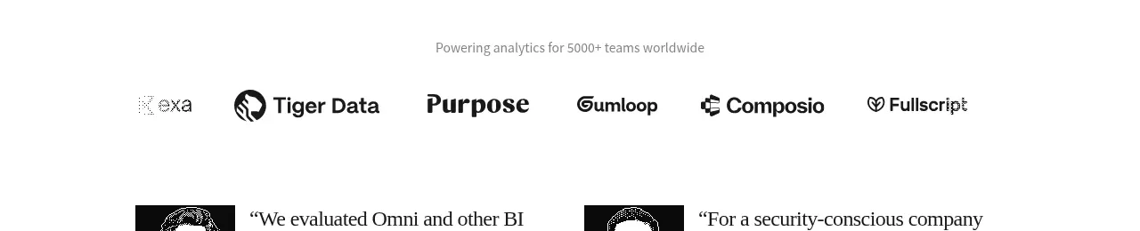 Basedash View-only members logo cloud component