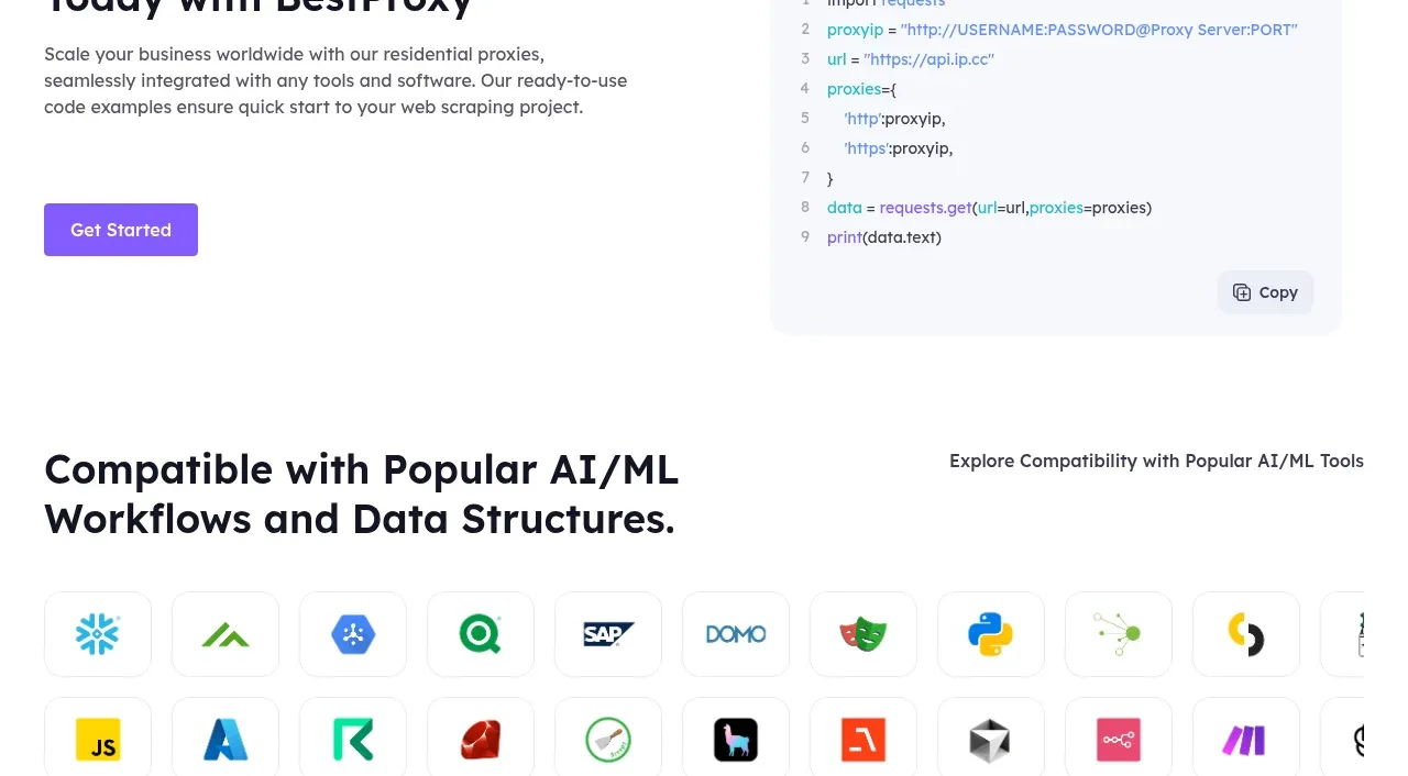bestproxy.com code block component