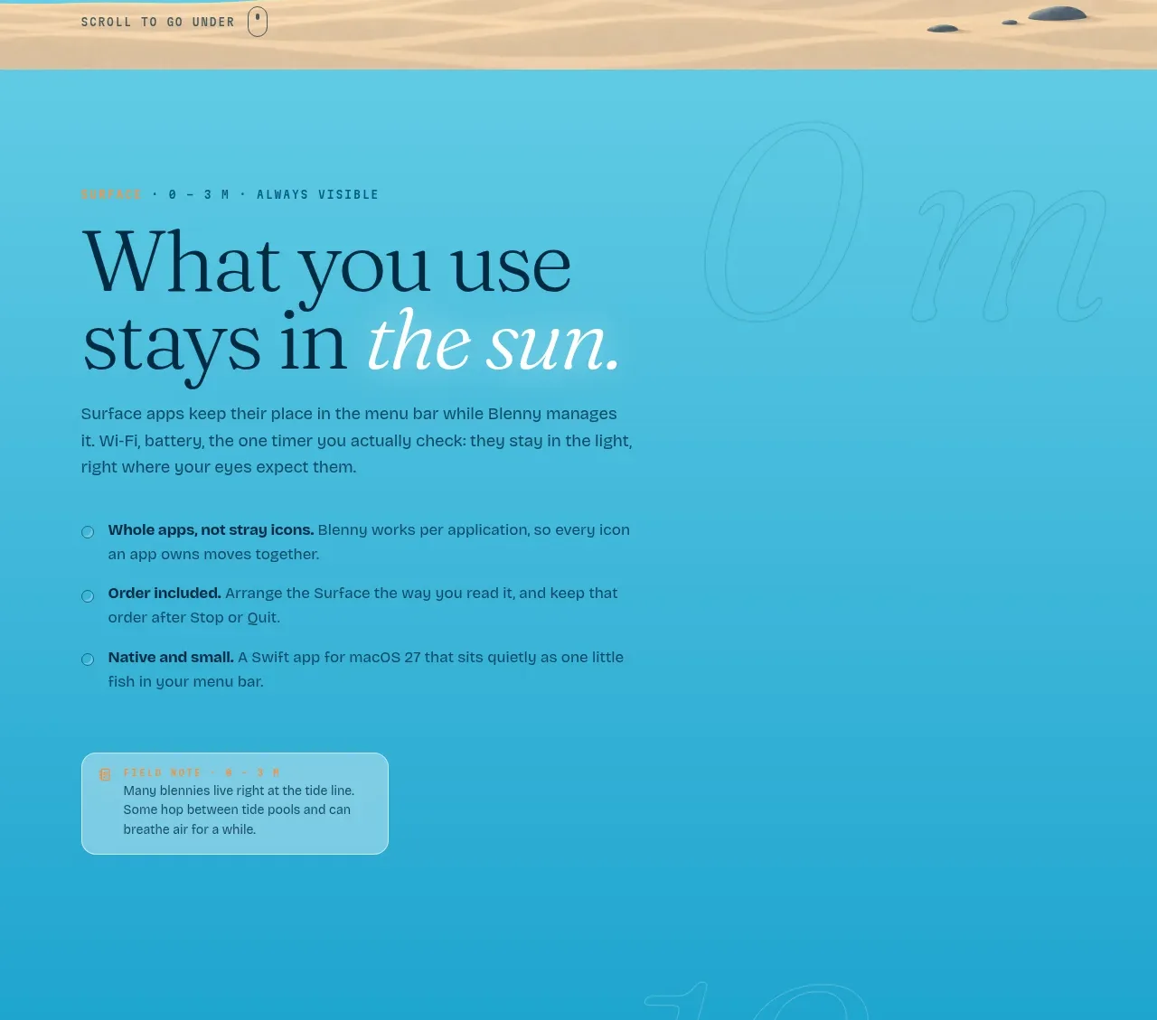 Blenny feature grid component