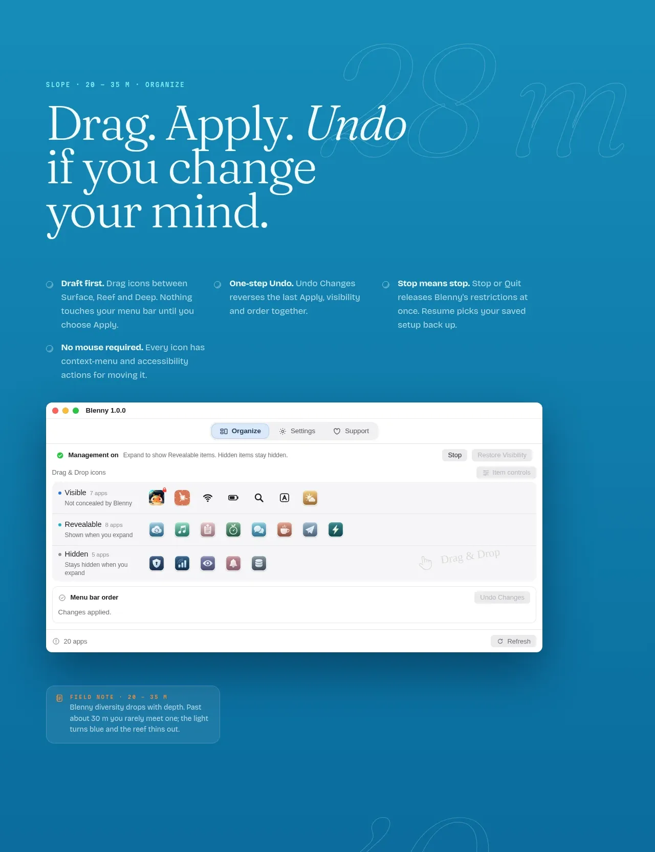 Blenny feature grid component