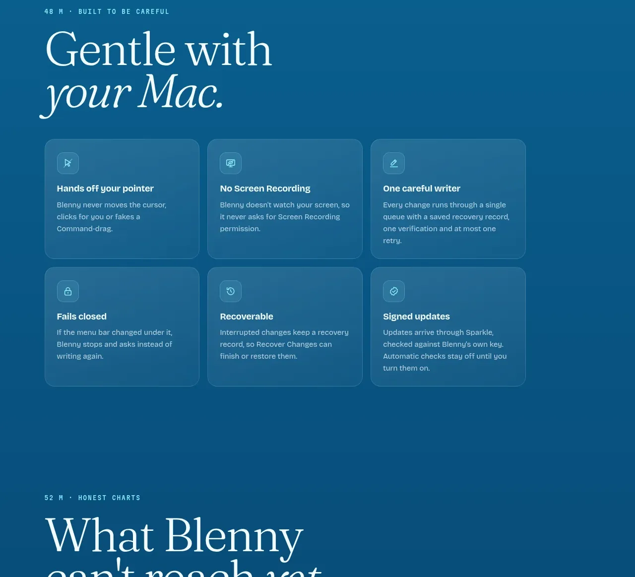 Blenny table component