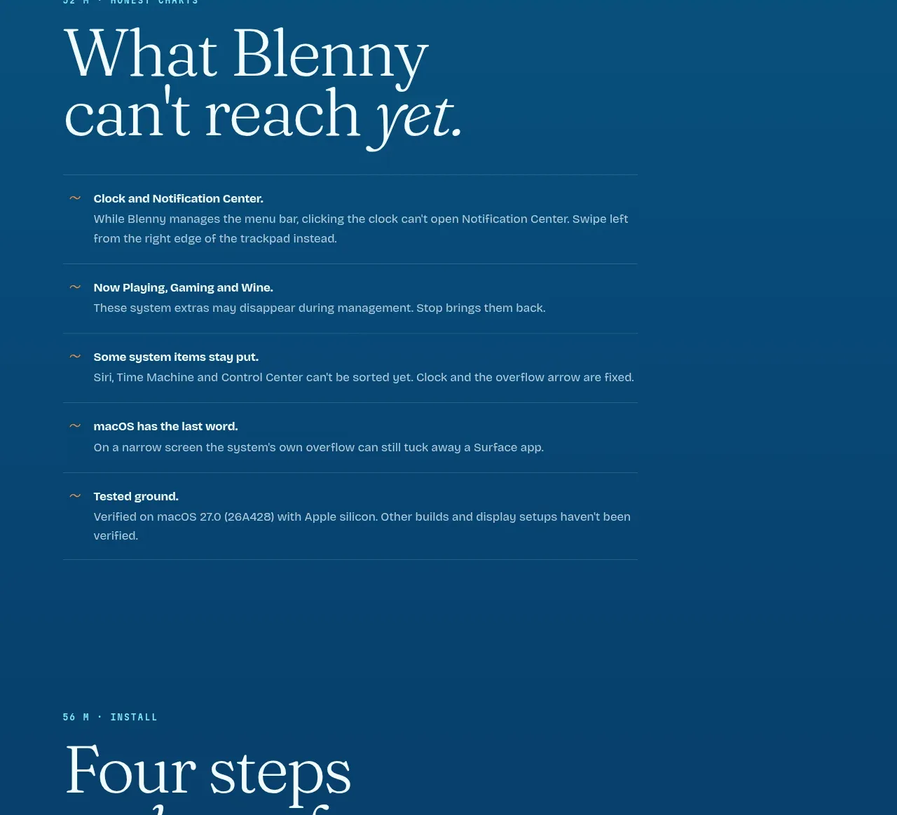 Blenny feature grid component
