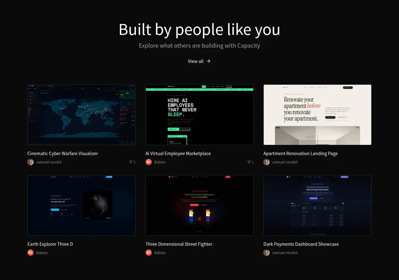 capacity.so gallery component