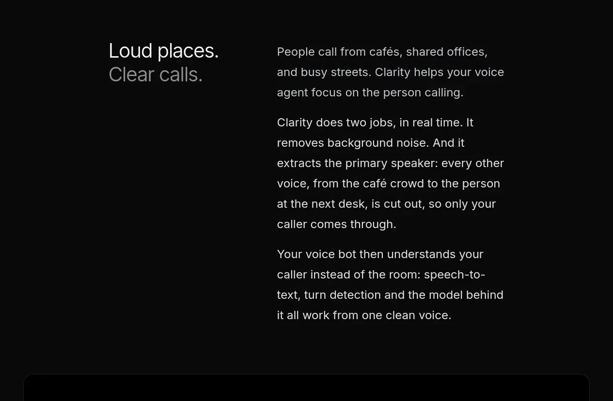 Clarity feature grid component