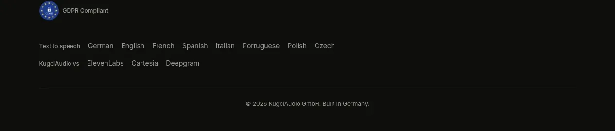 Clarity footer component