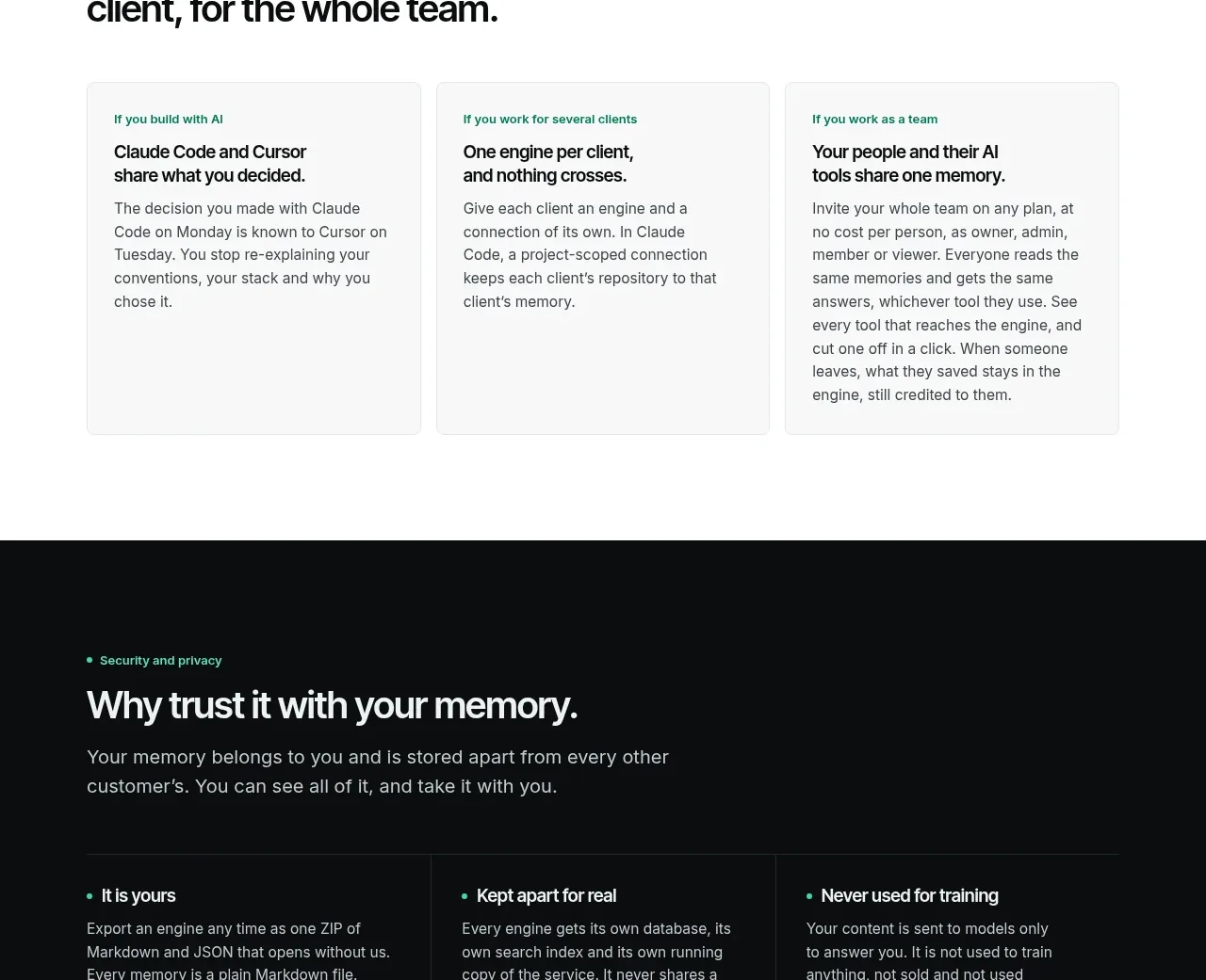 Context Engine card component