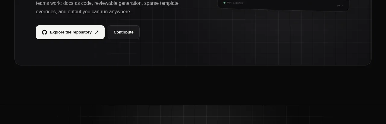 Cortex footer component