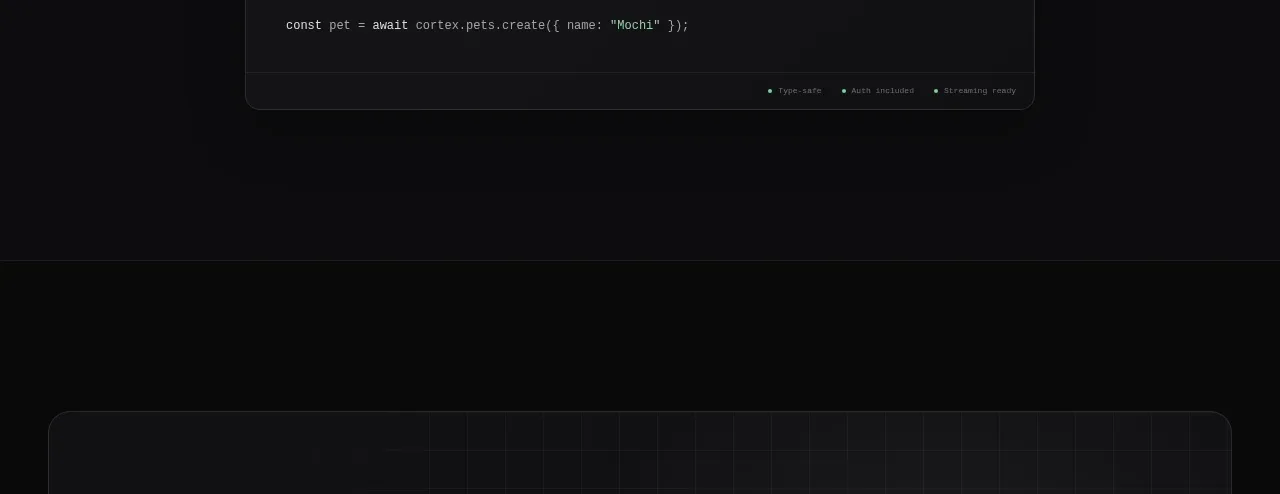 Cortex call to action component