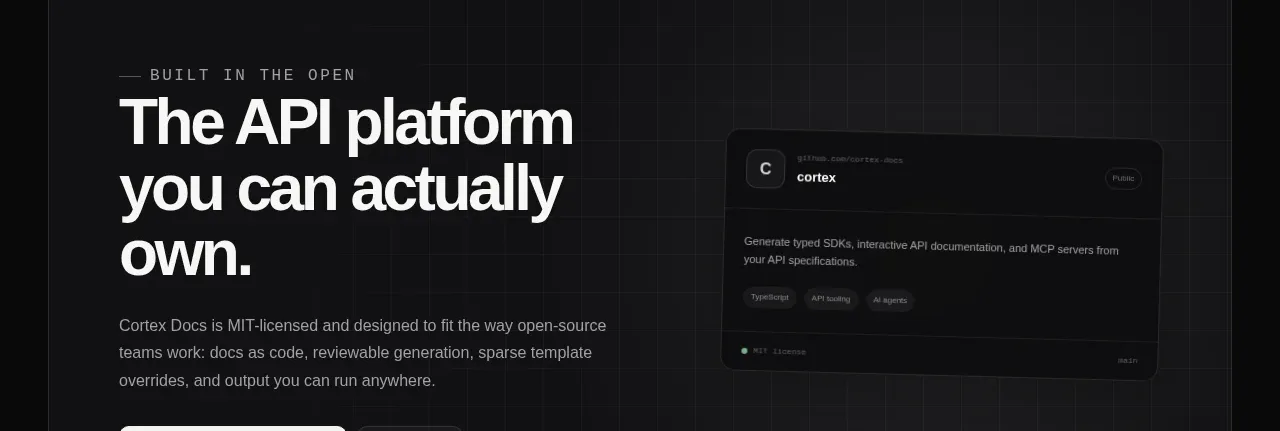 Cortex call to action component