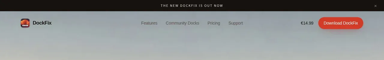 DockFix 5.0 navigation component