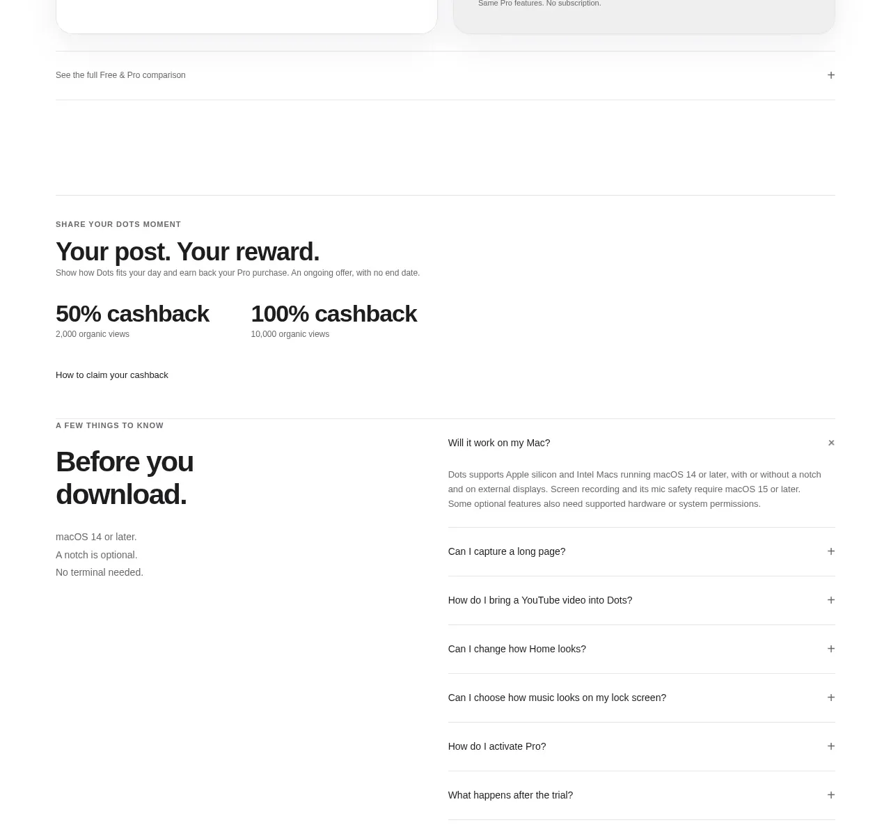 Dots faq component