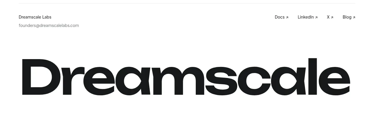 Dreamscale Labs footer component
