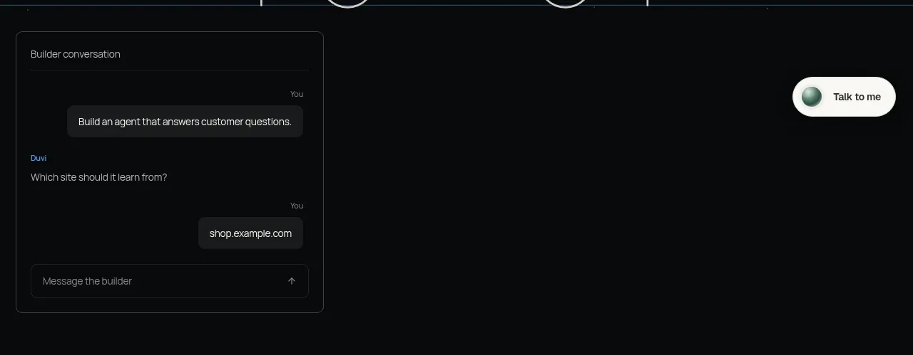 Duvi card component