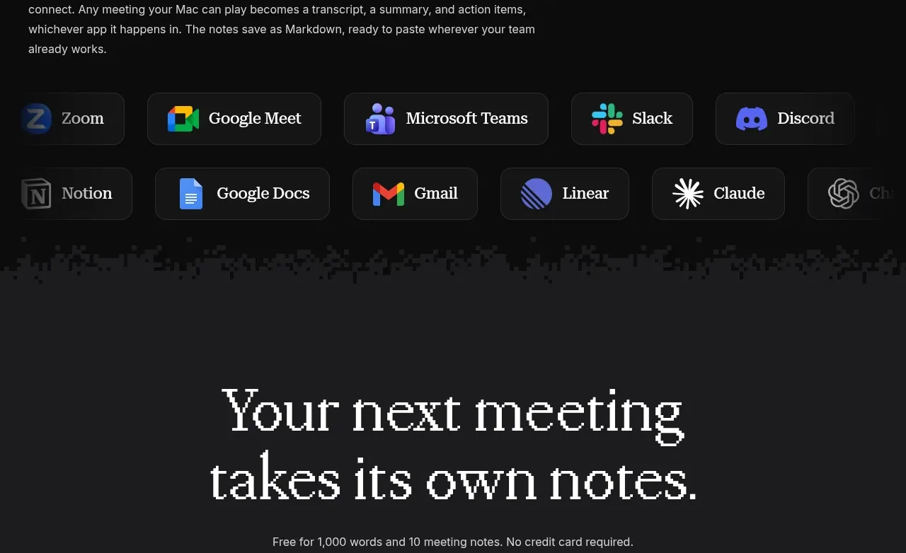 Epilude Notetaker logo cloud component