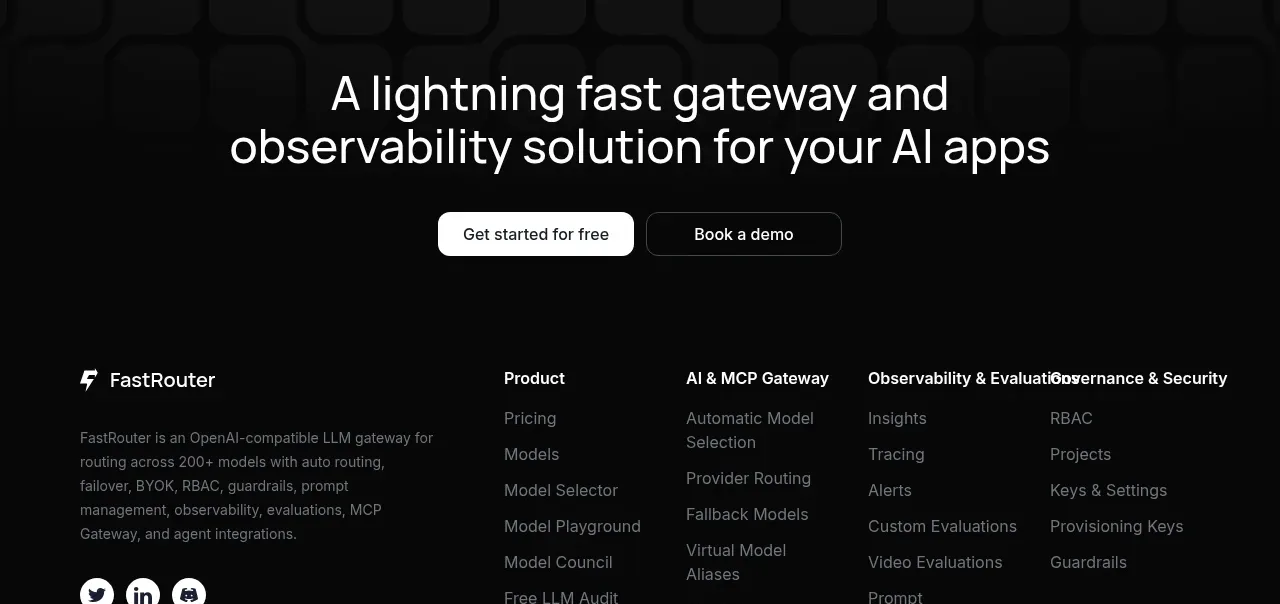 FastRouter.ai call to action component