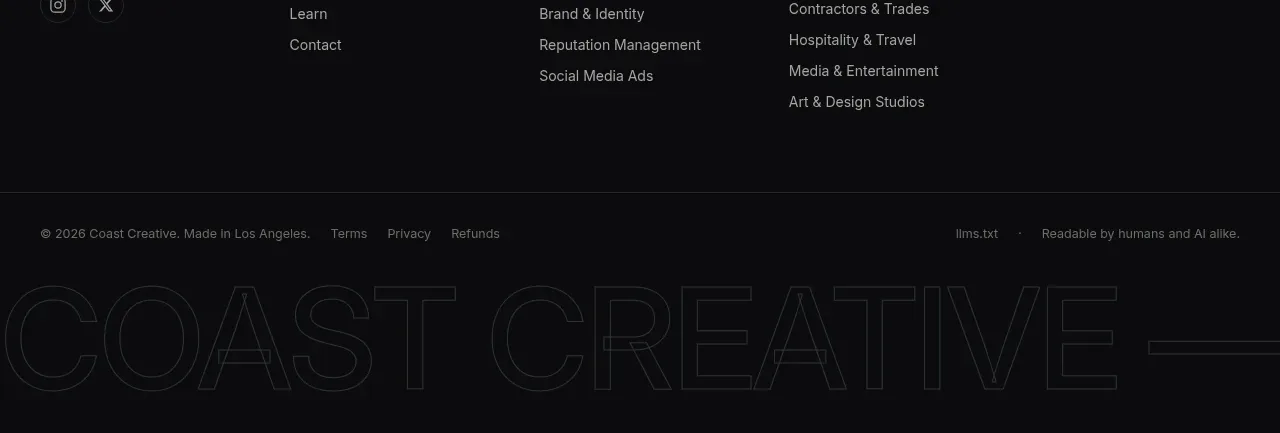 FATHER footer component