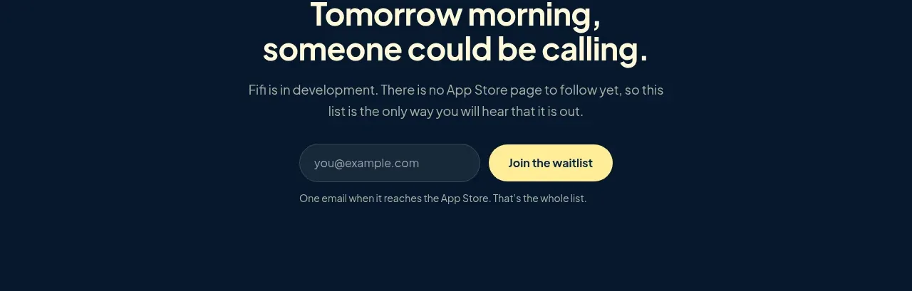 Fifi call to action component