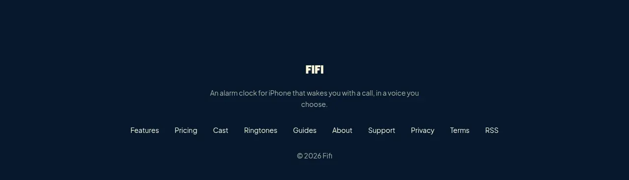 Fifi footer component