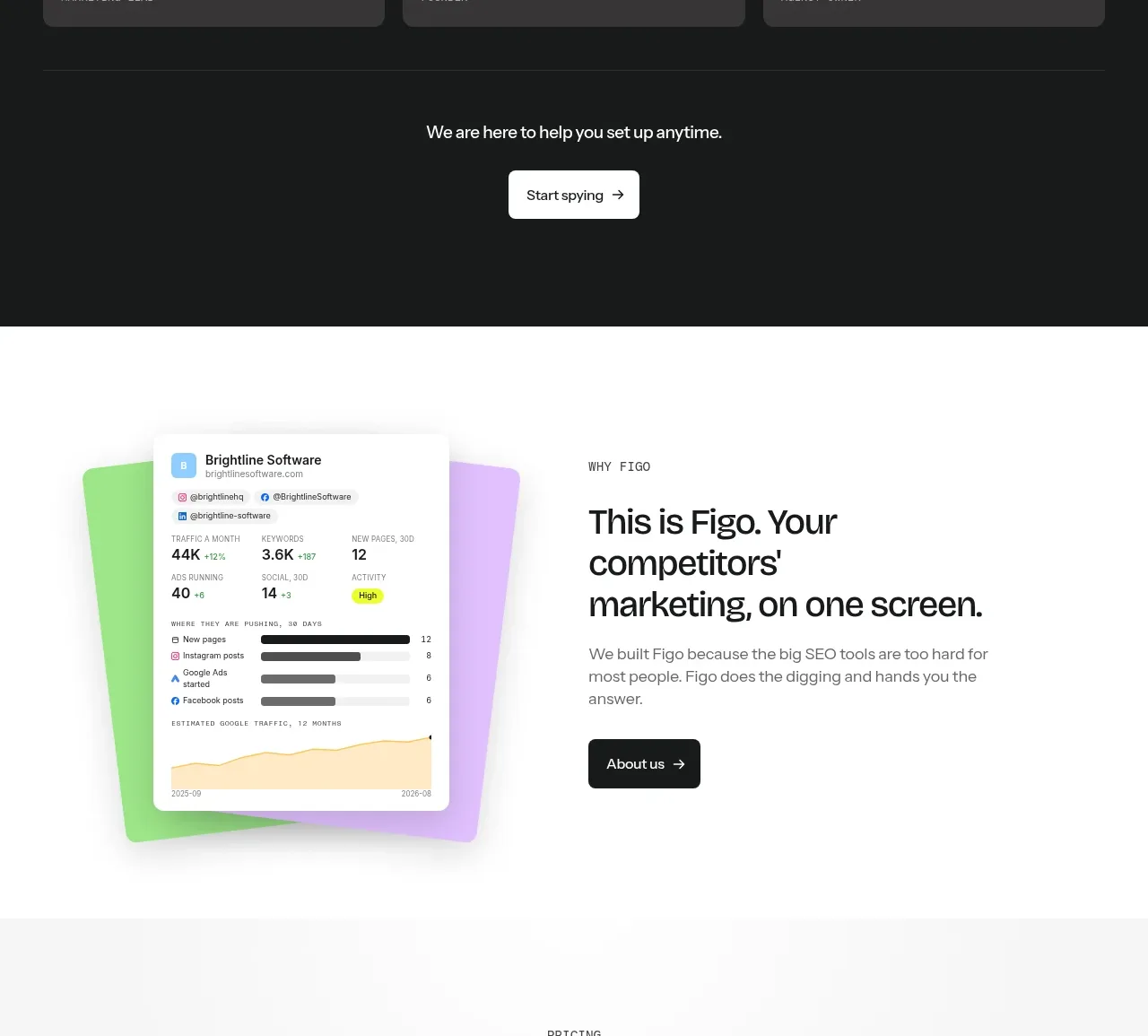 Figo testimonials component