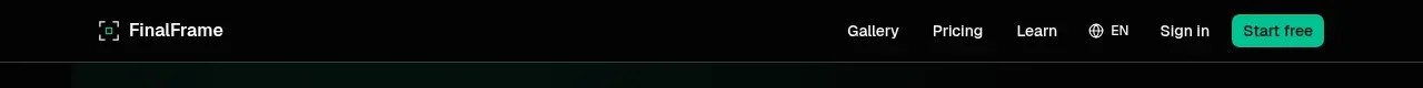 FinalFrame navigation component