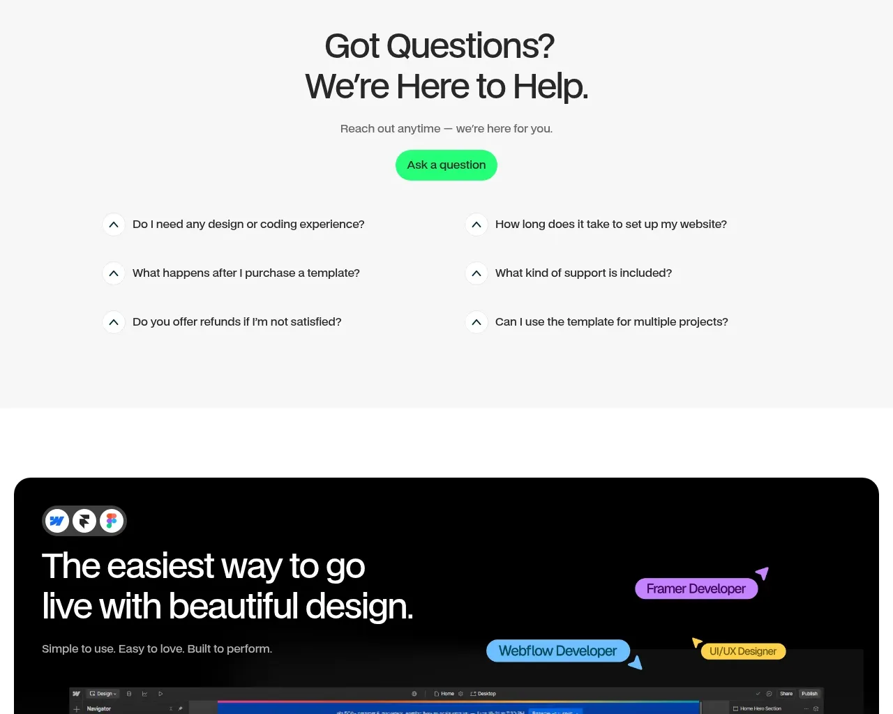 flowcub.com faq component