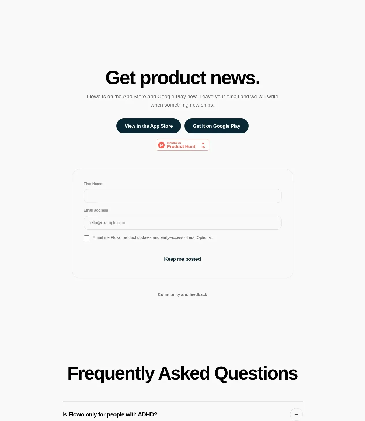 Flowo feature grid component
