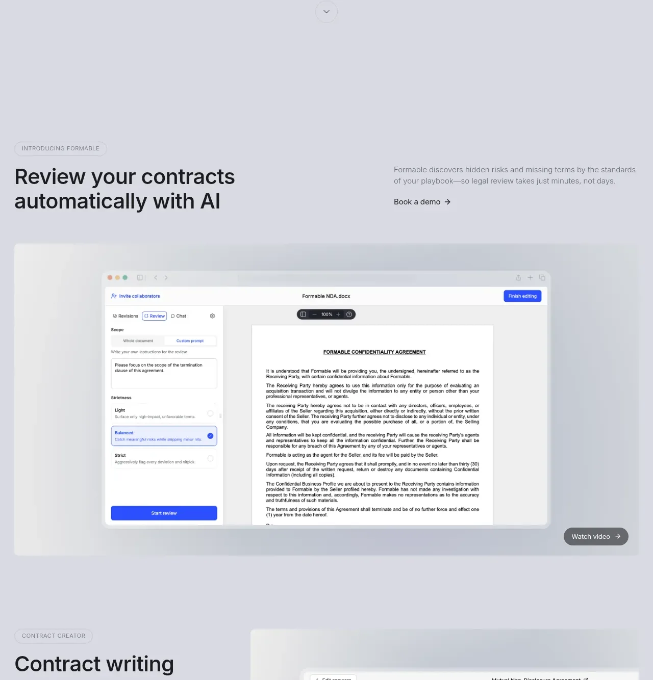 formabledocs.com hero component