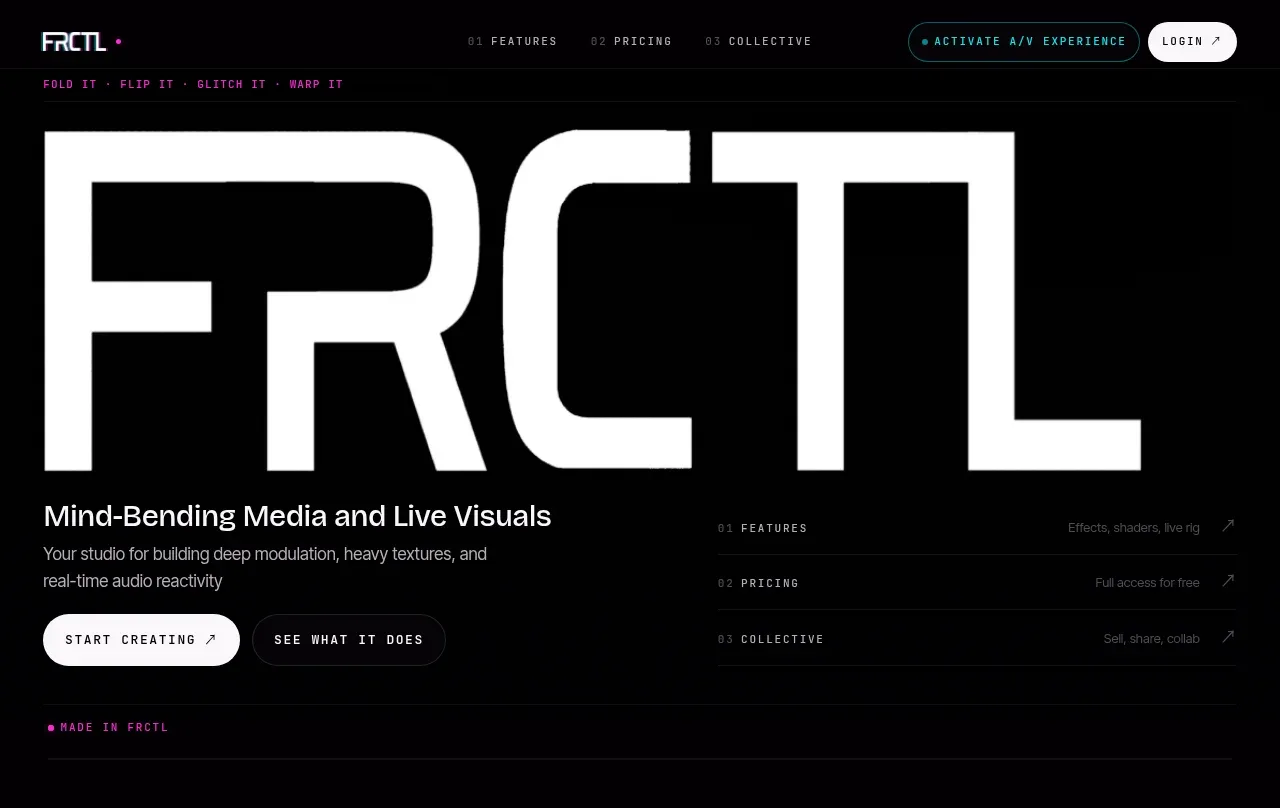 FRCTL hero component