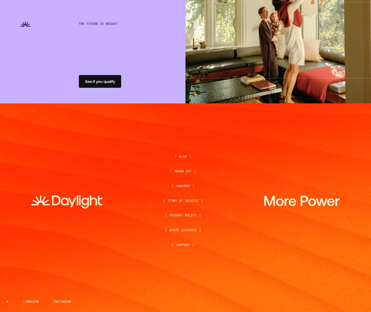 godaylight.com footer component