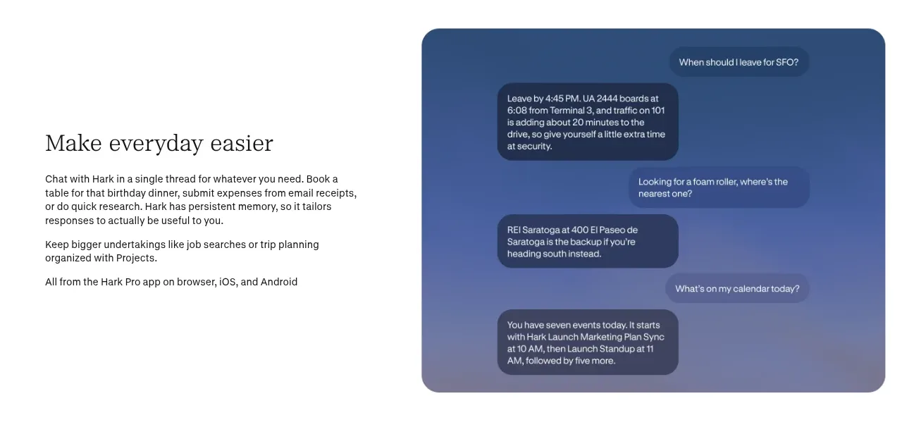 Hark feature grid component