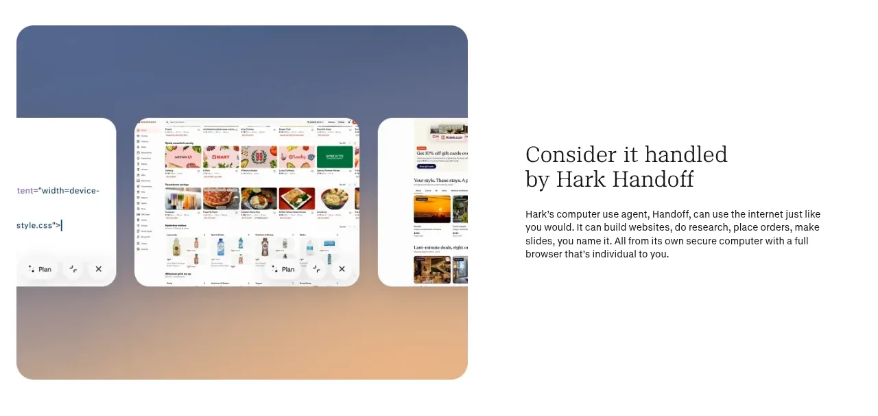 Hark feature grid component