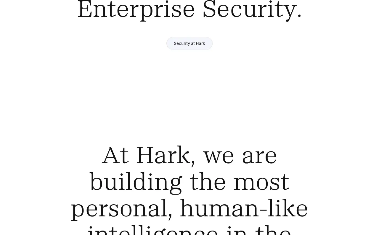 Hark call to action component