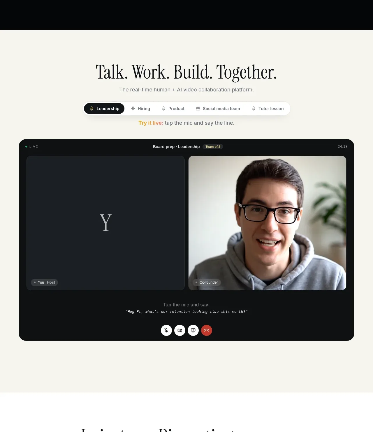 HeyPi feature grid component