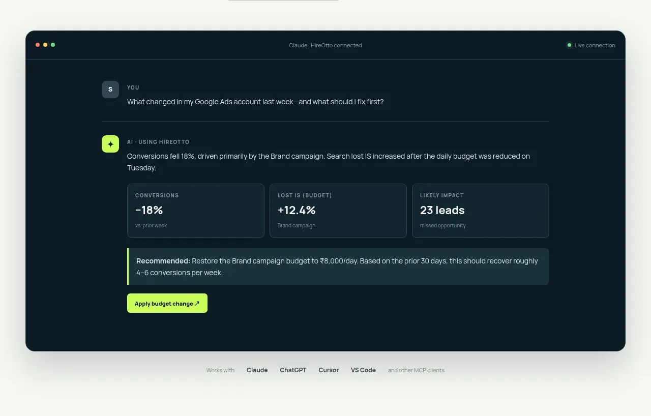HireOtto card component
