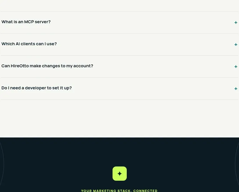HireOtto faq component