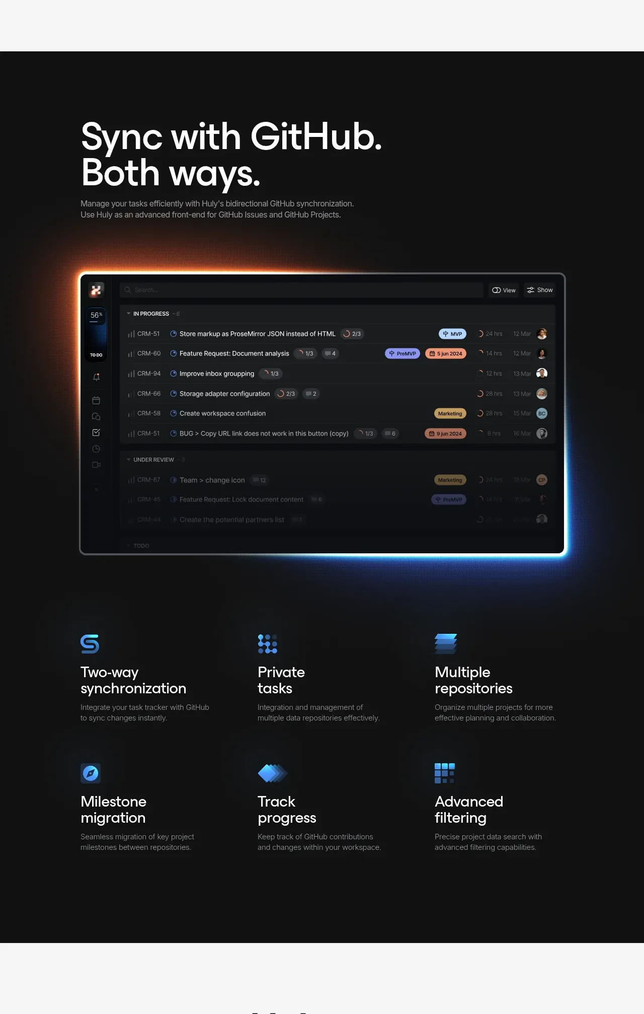huly.io feature grid component