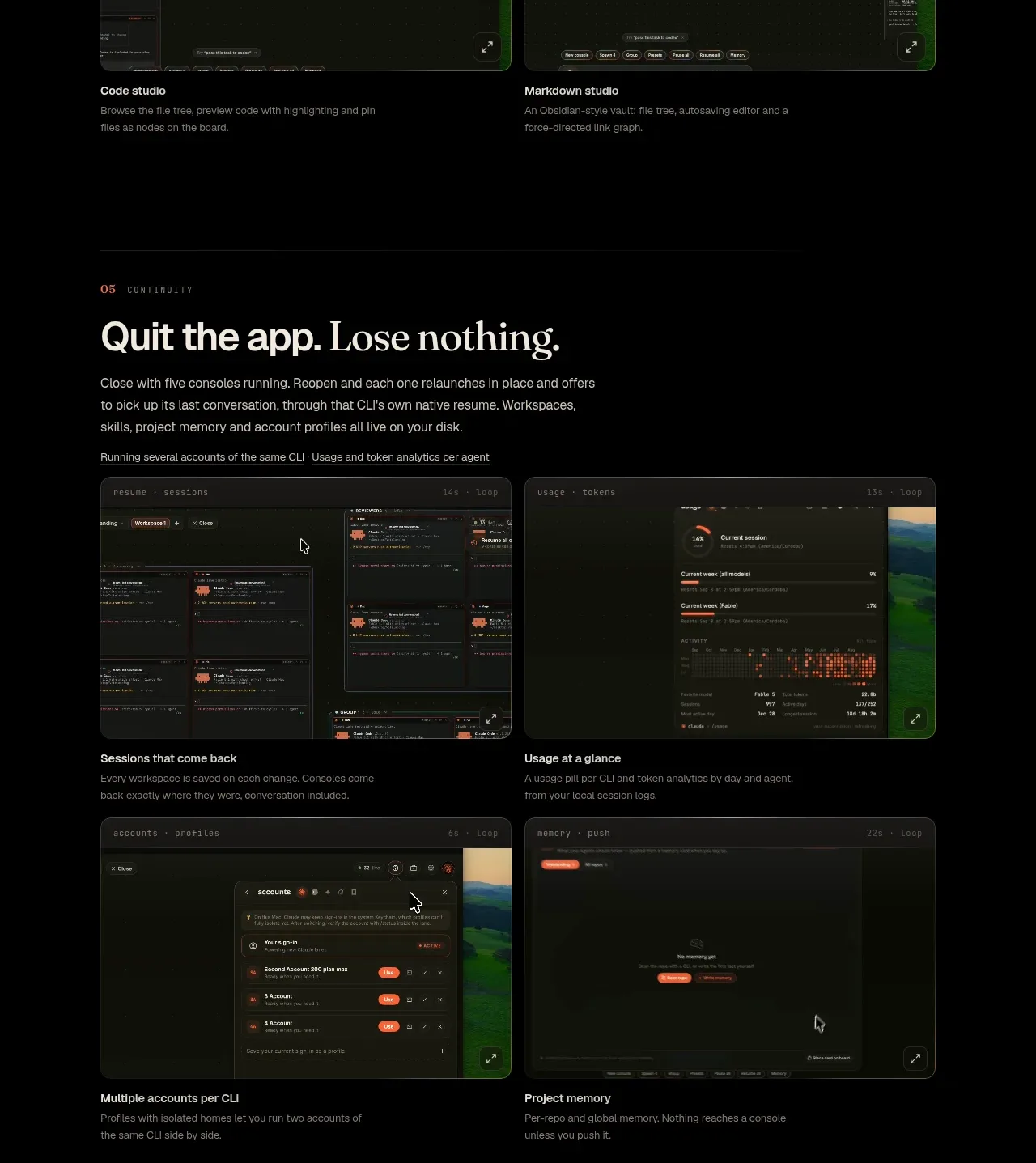 Hypervibe feature grid component