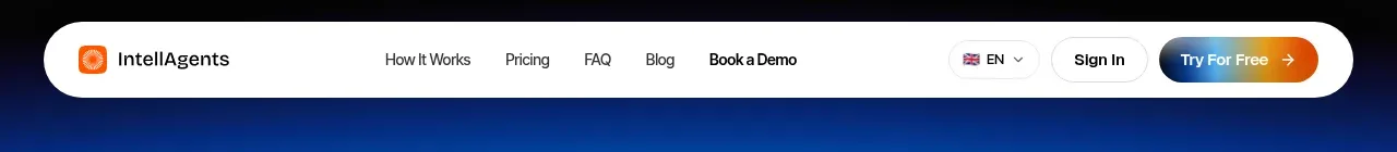 IntellAgents.io navigation component