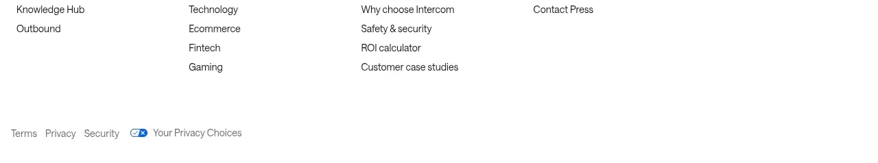 intercom.com footer component